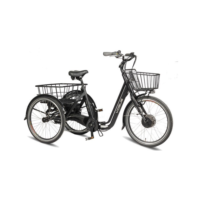 Vélo électrique Tricycle Vogue Tri-Vélo Noir